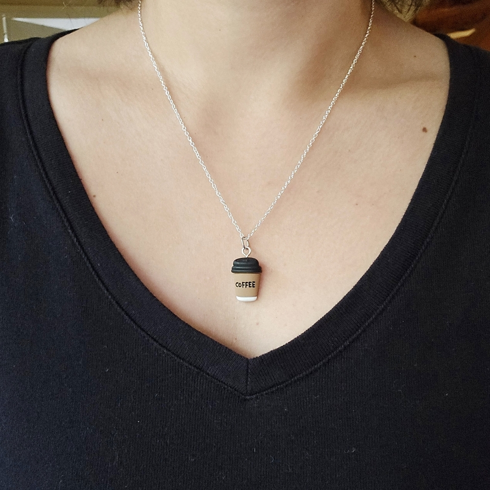 New Dainty Coffee Cup Necklace